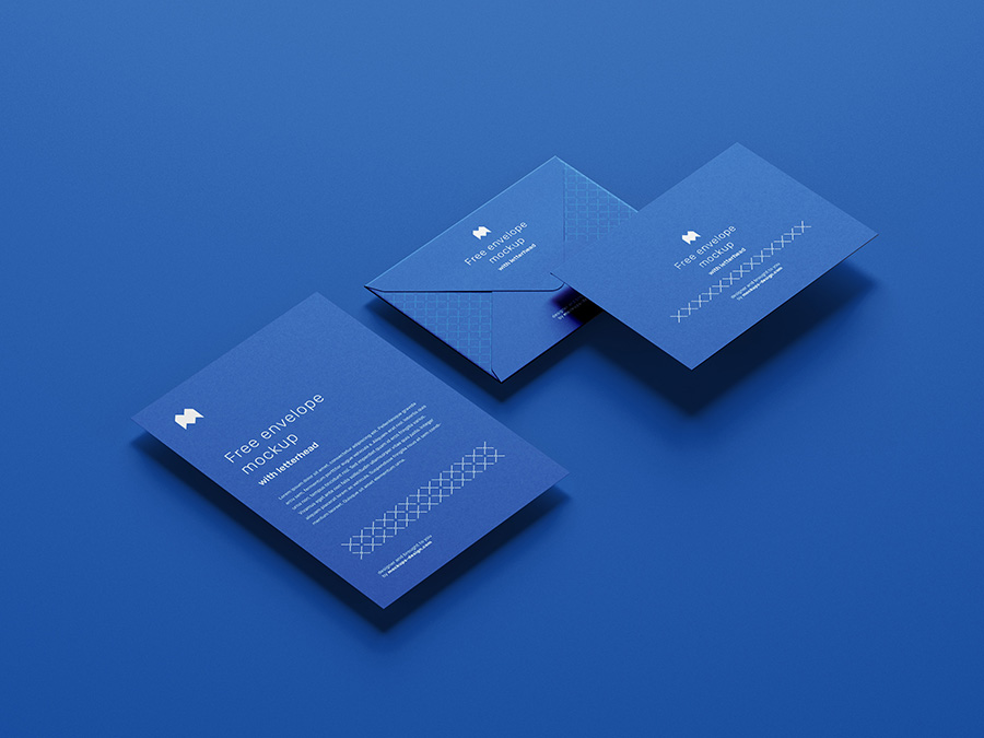 Download Free Envelope Mockup Mockups Design