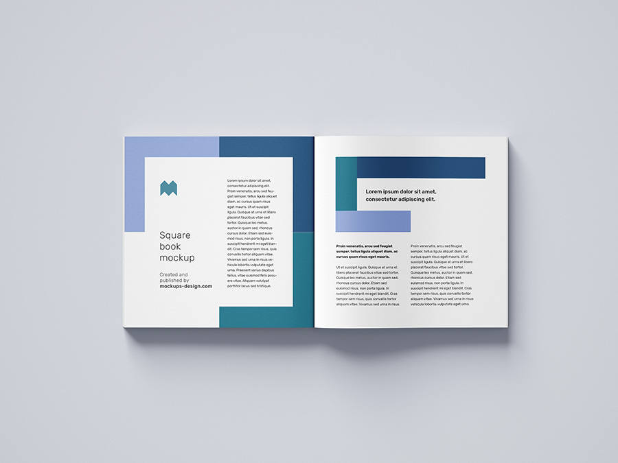 Download Free square book mockup - Mockups Design | Free Premium Mockups