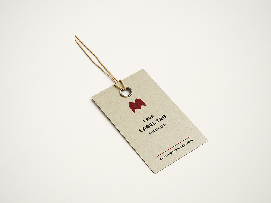 Download Free label tag mockup - Mockups Design | Free Premium Mockups