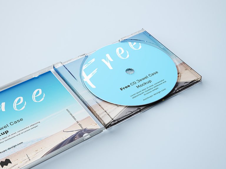 Free CD jewel case mockup Mockups Design
