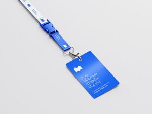 Download Free lanyard ID badge mockup - Mockups Design | Free ...