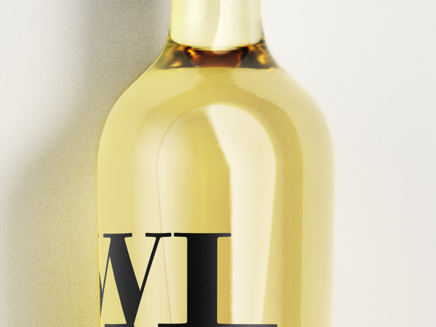 Download Free White Wine Bottle Mockup Mockups Design Free Premium Mockups