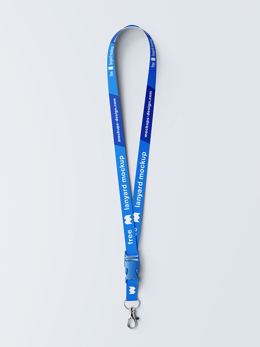 Free lanyard mockup / 15mm