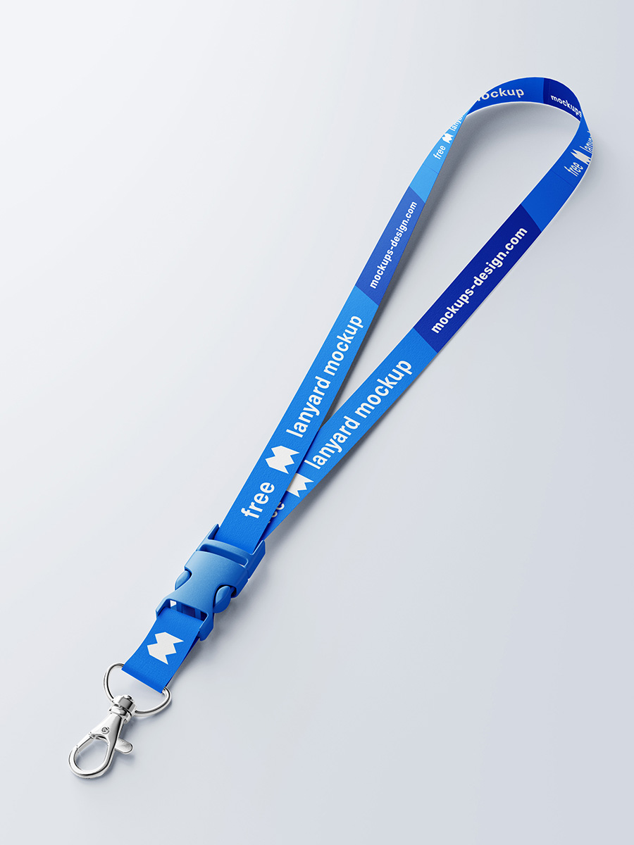 Free lanyard mockup / 15mm