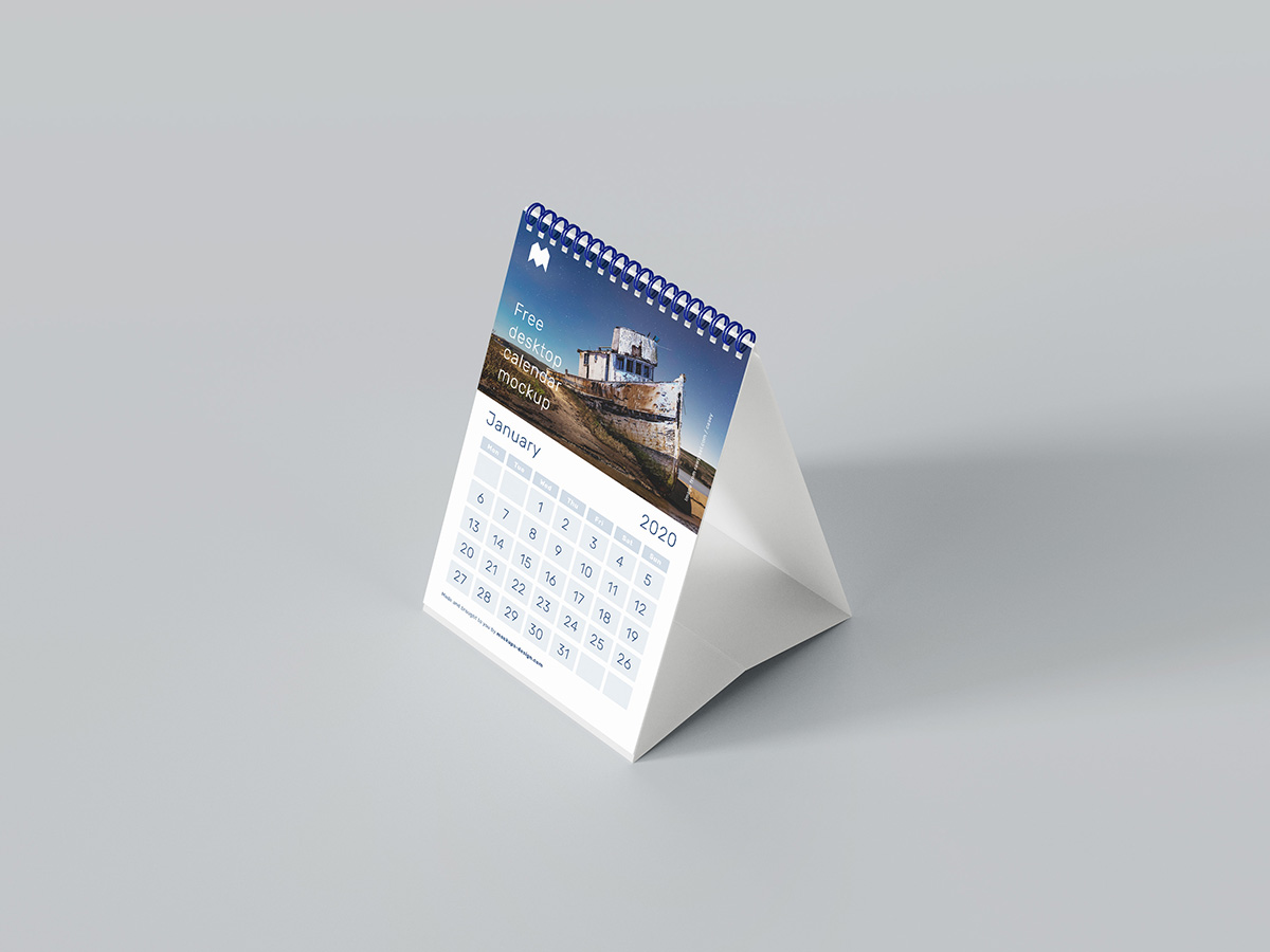 Download Free A5 Desk Calendar Mockup Mockups Design Free Premium Mockups PSD Mockup Templates