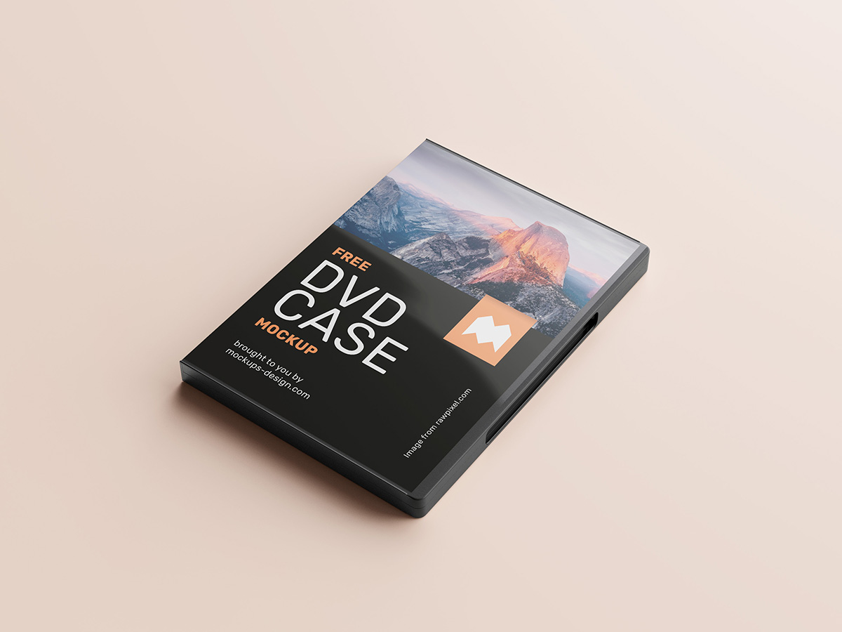 Free DVD case mockup Mockups Design