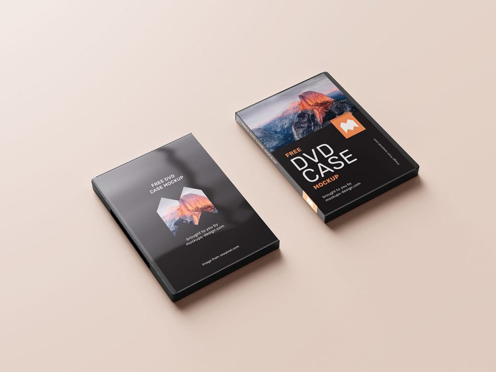 Free DVD case mockup Mockups Design Free Premium Mockups