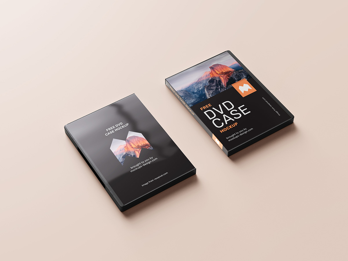 Free DVD case mockup - Mockups Design