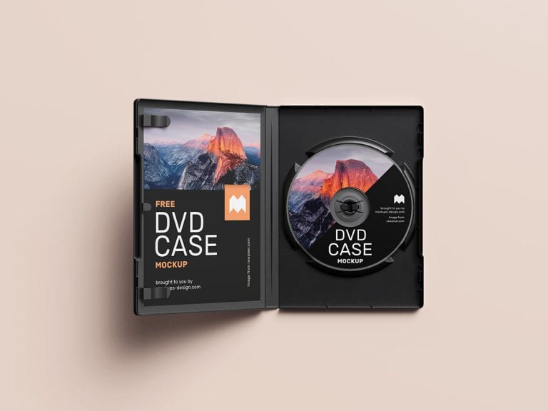 Free DVD case mockup - Mockups Design