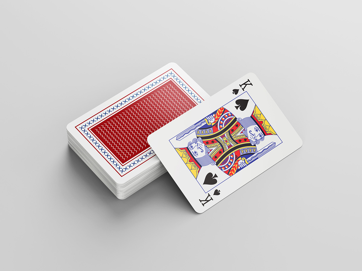 Mockup de jogo de cartas Grátis 