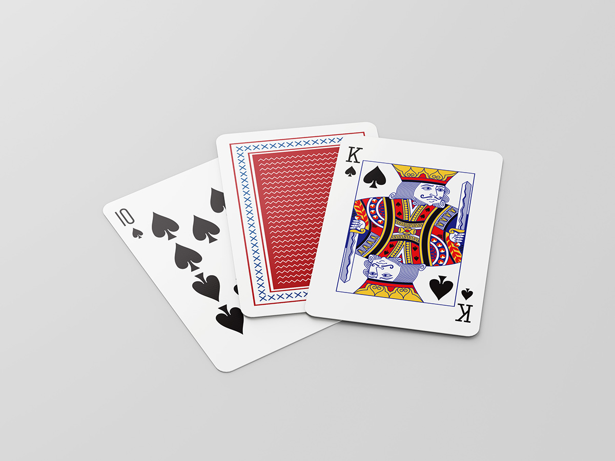 Free playing cards mockup - Mockups Design Throughout Playing Card Template Illustrator
