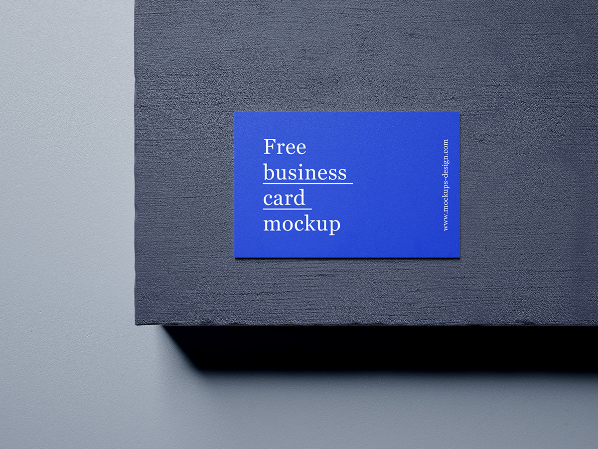 Free business cards mockup