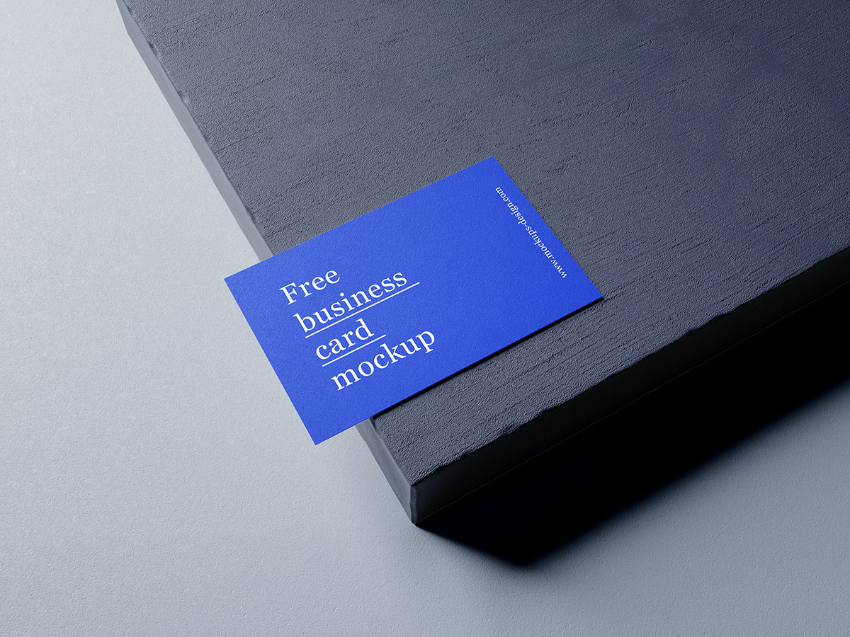 Free business cards mockup