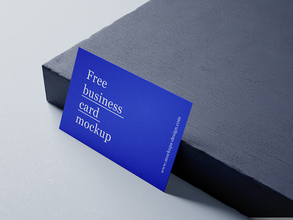 Free business cards mockup