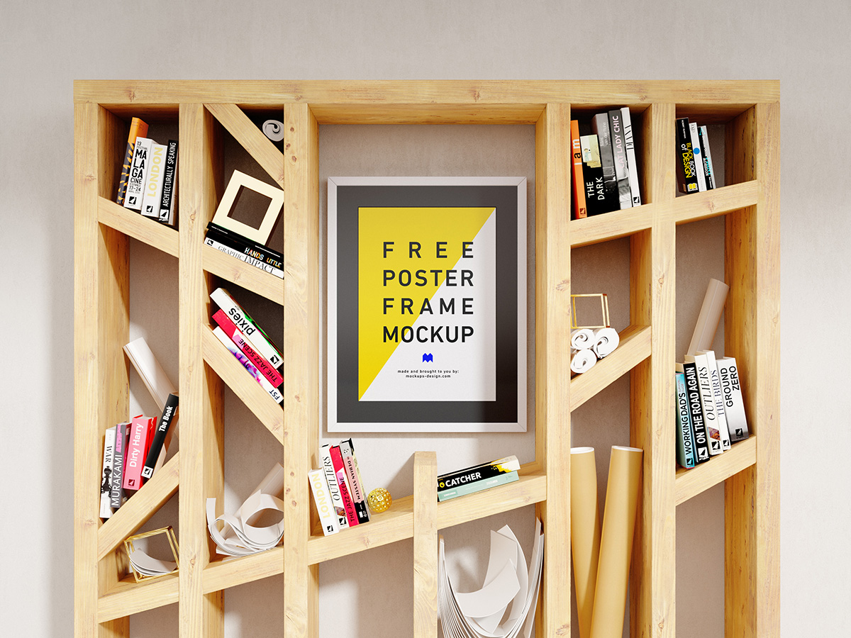 Download Free poster mockup - Mockups Design | Free Premium Mockups