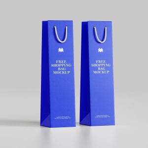 Free wine bag mockup - Mockups Design