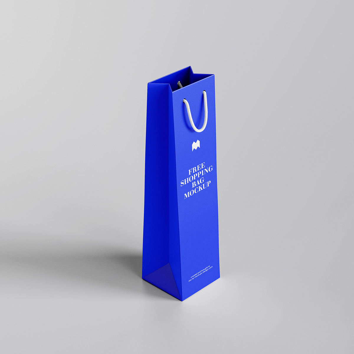 Free wine bag mockup