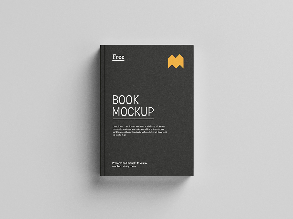 Free book mockup