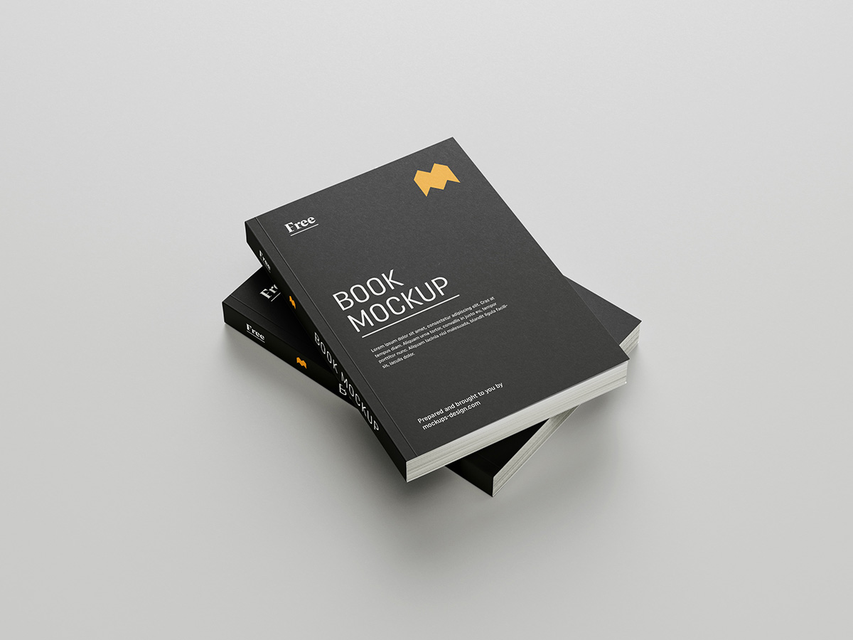 Free book mockup