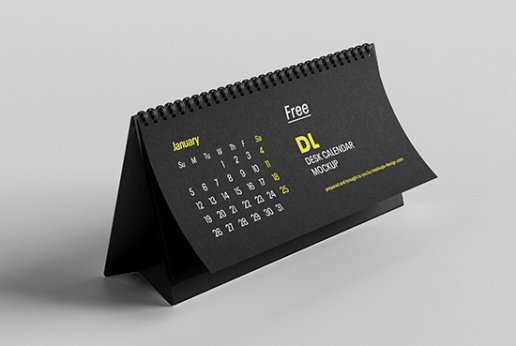 Free tent calendar mockup - Mockups Design