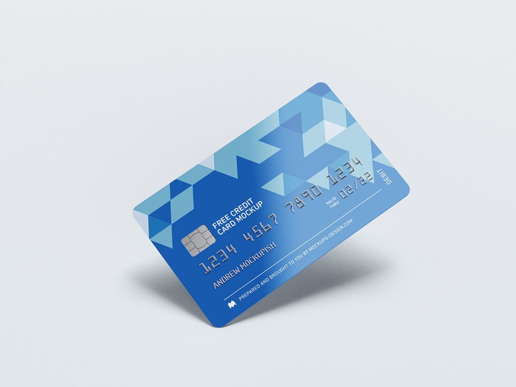 Free credit card mockup - Mockups Design