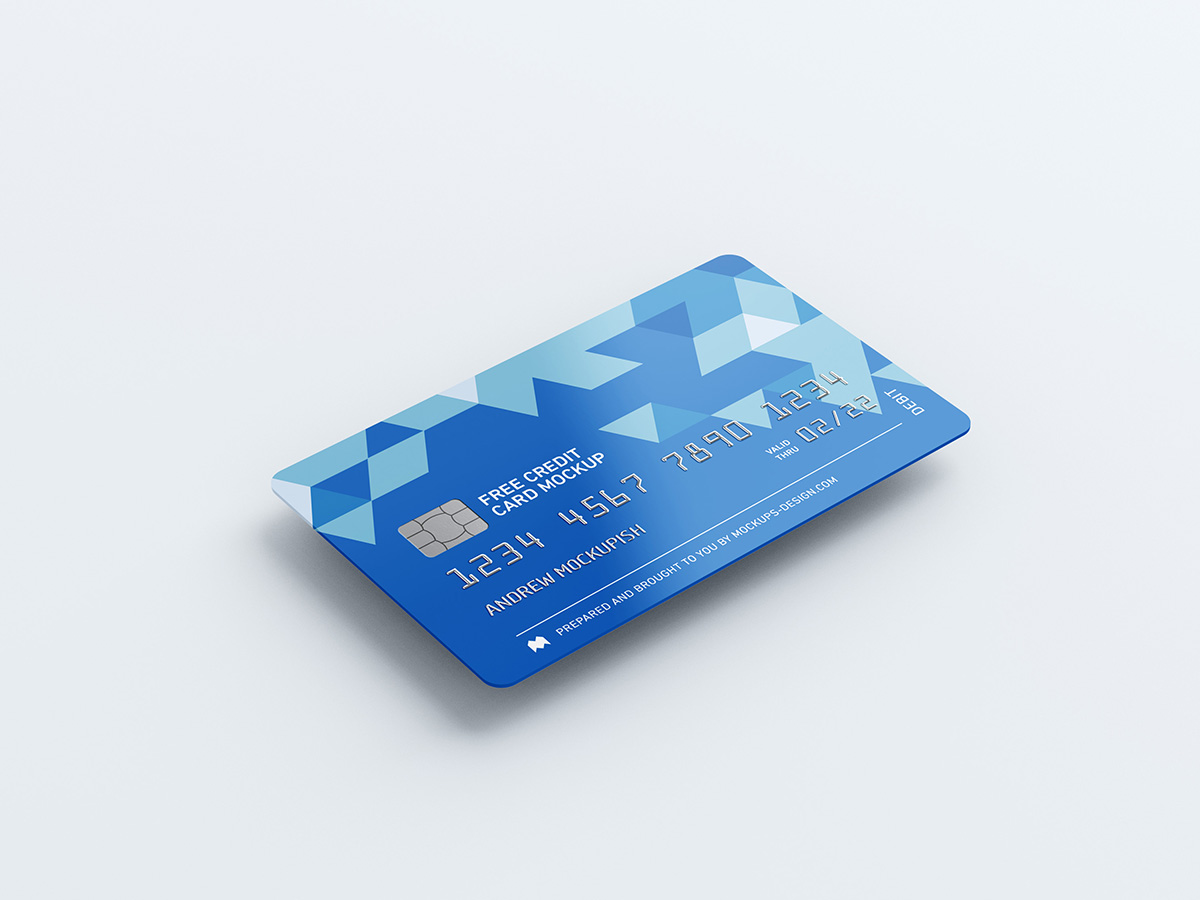 Free credit card mockup - Mockups Design