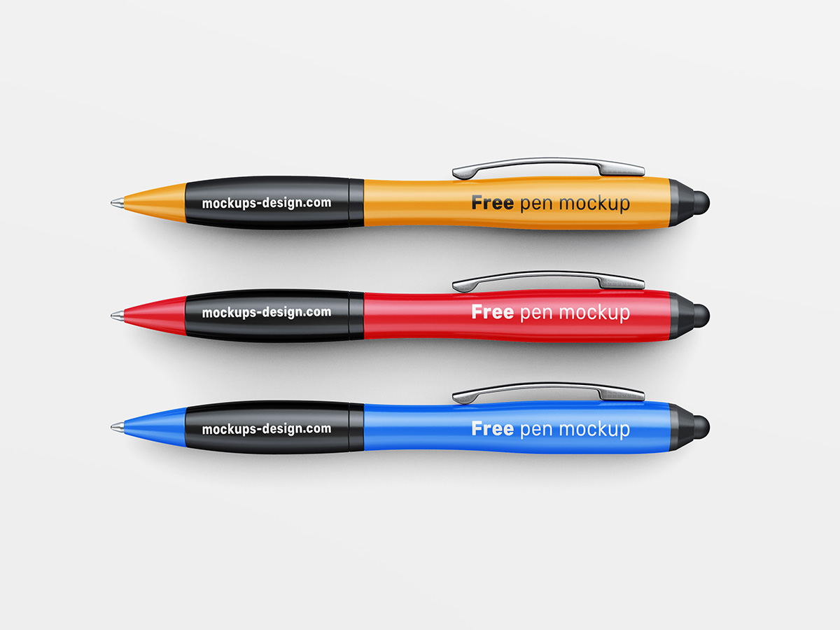 Free pen mockup
