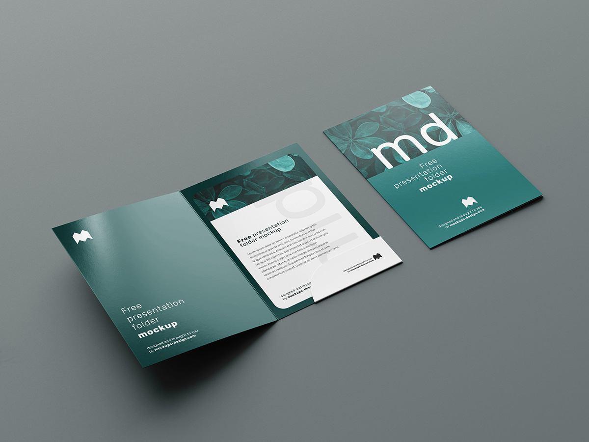 Download Free presentation folder mockup - Mockups Design | Free ...