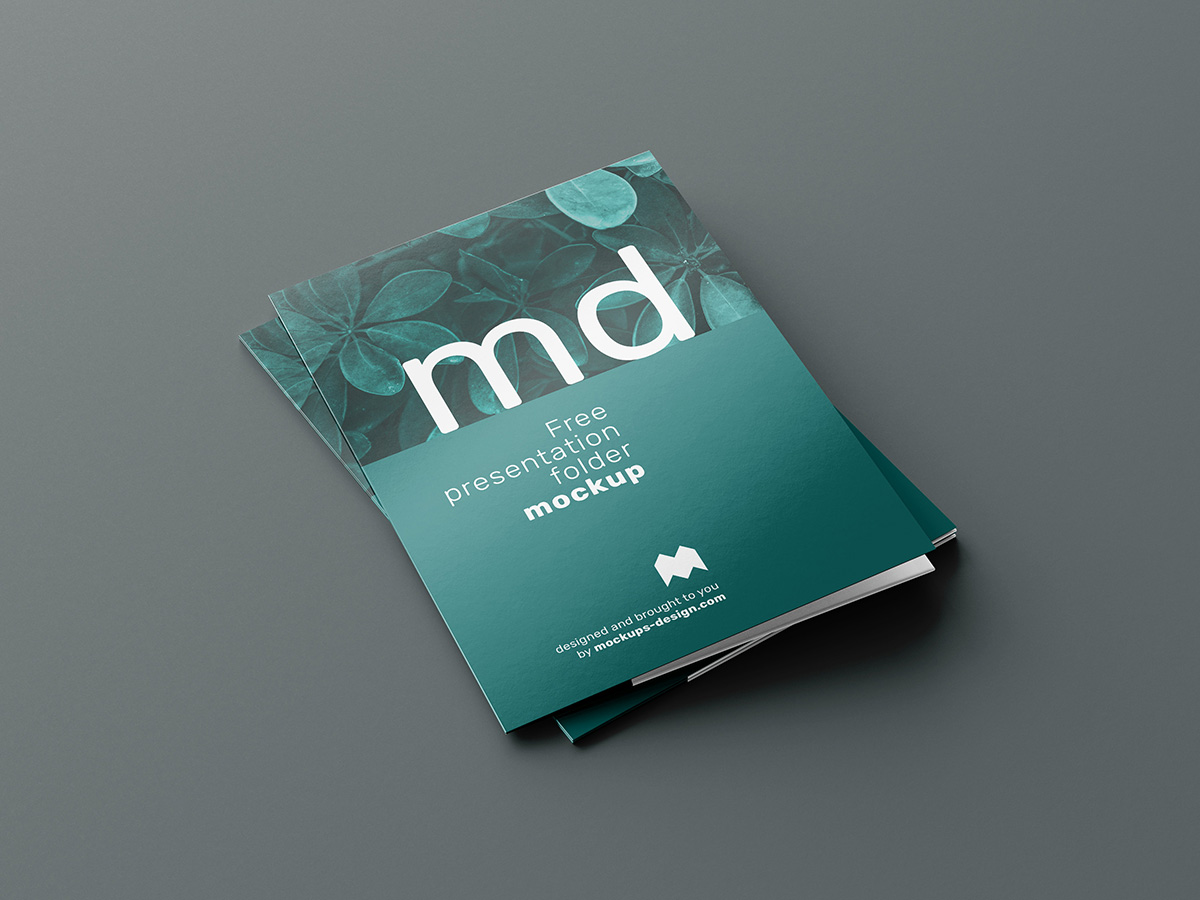 Free presentation folder mockup - Mockups Design | Free ...