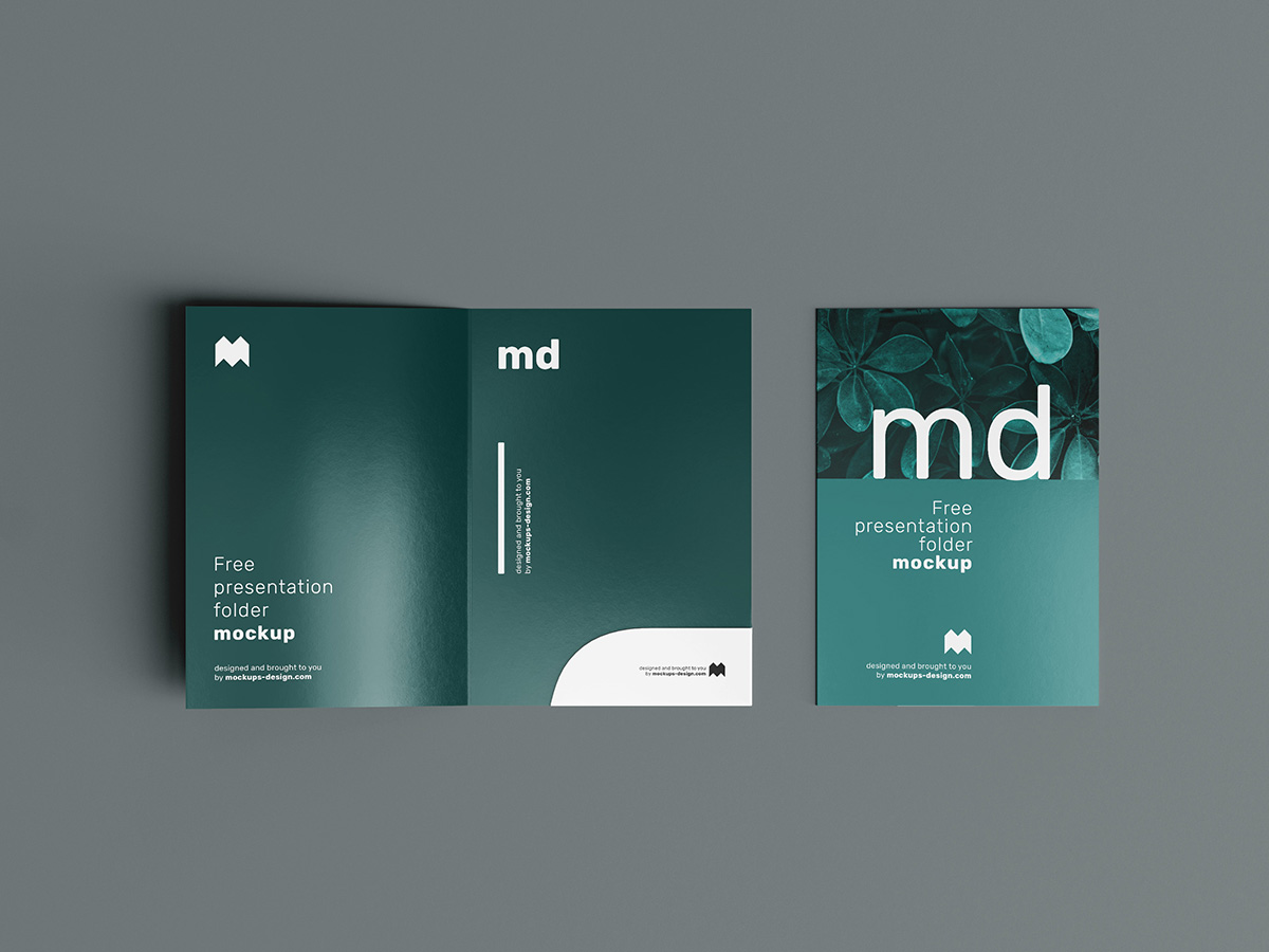 Free presentation folder mockup - Mockups Design | Free ...