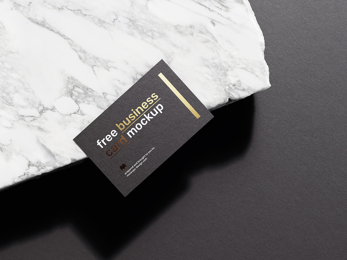 Free business cards mockup