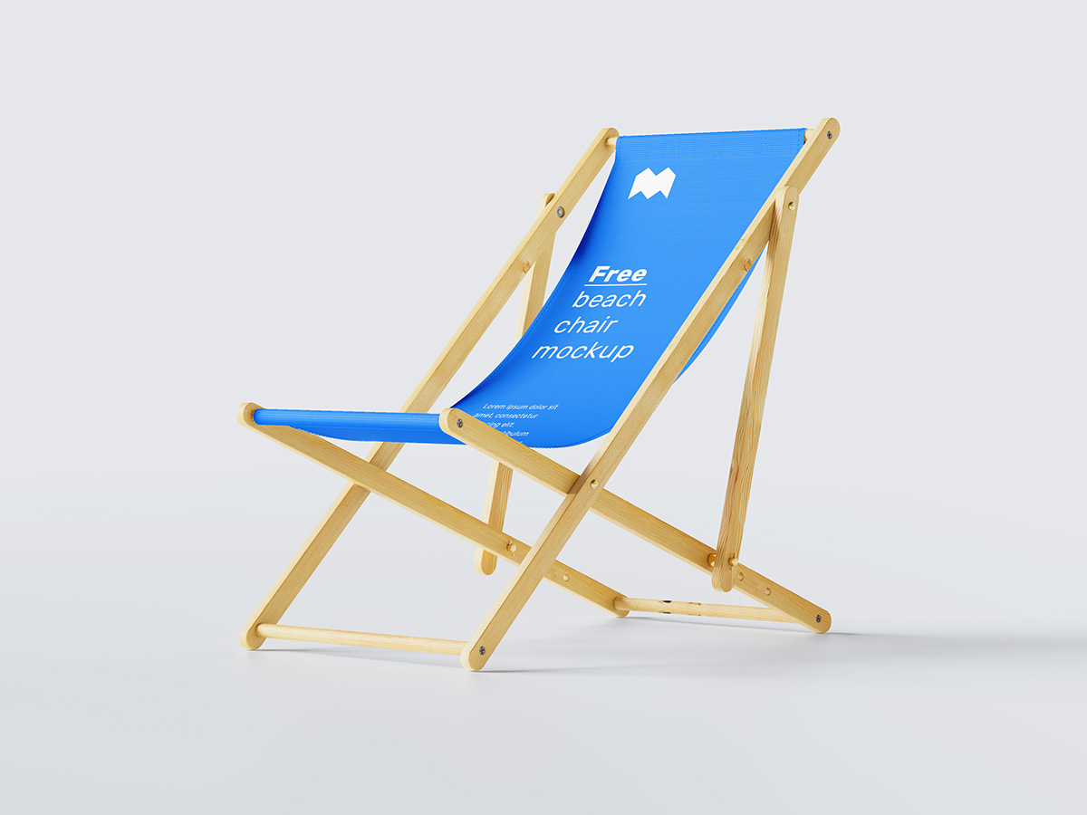 Download Free Beach Chair Mockup Mockups Design