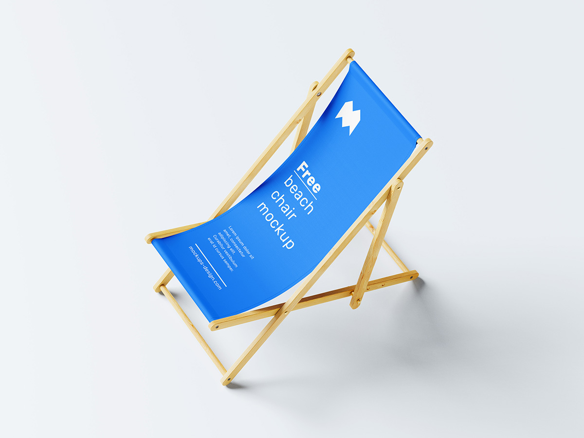 Download Free Beach Chair Mockup Mockups Design