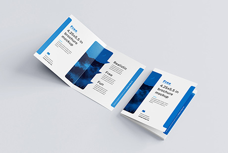 A5 Brochure Mockup Psd Free Download Download Free And Premium Psd Mockup Templates