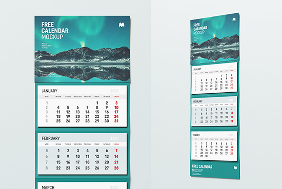 Free calendar mockups - Mockups Design Free calendar mockups - Mockups Design