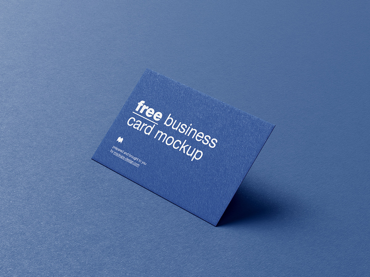 Free business cards mockup