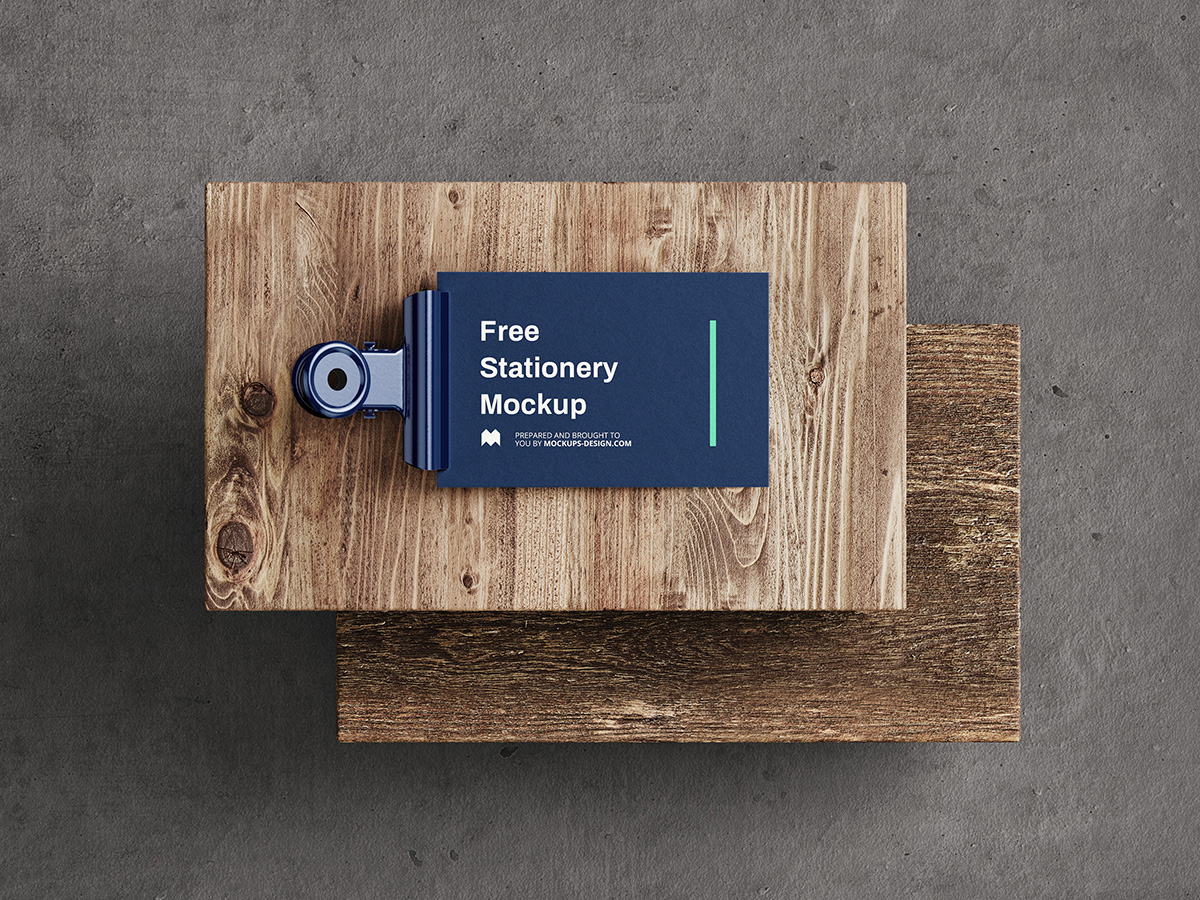 Free stationery mockup