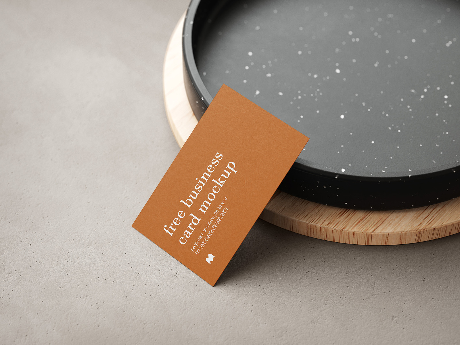 Free business cards mockup