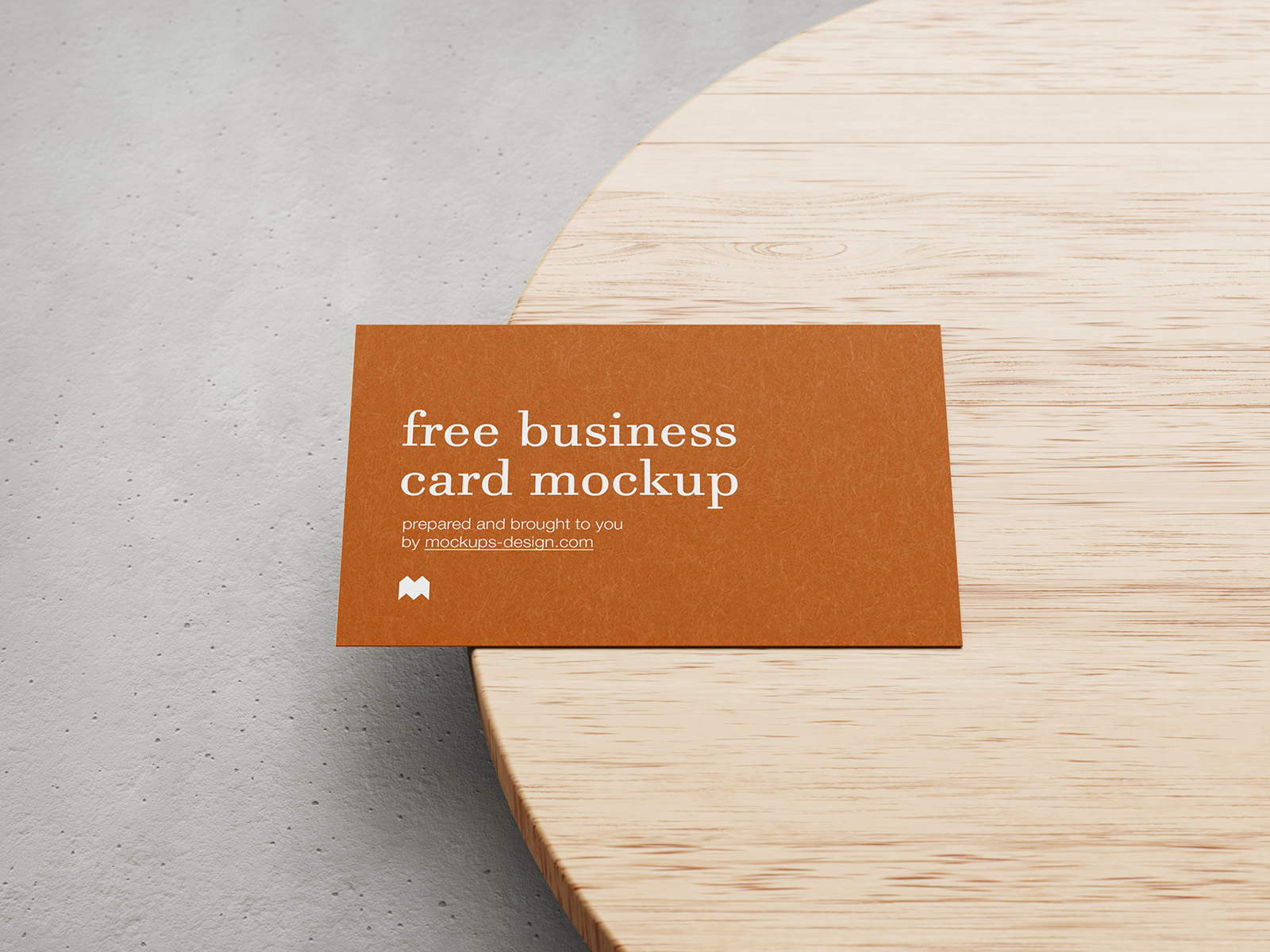 Free business cards mockup