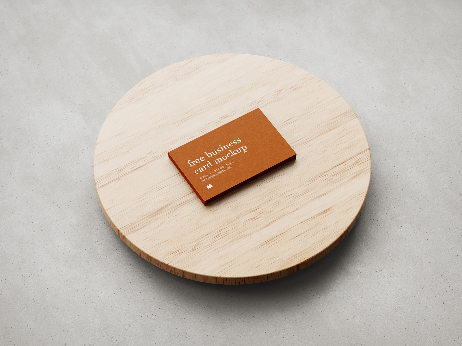 Free business cards mockup