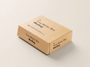 Free mailer box mockup - Mockups Design