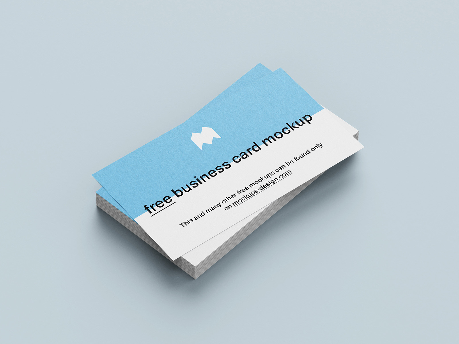 Free business cards mockup