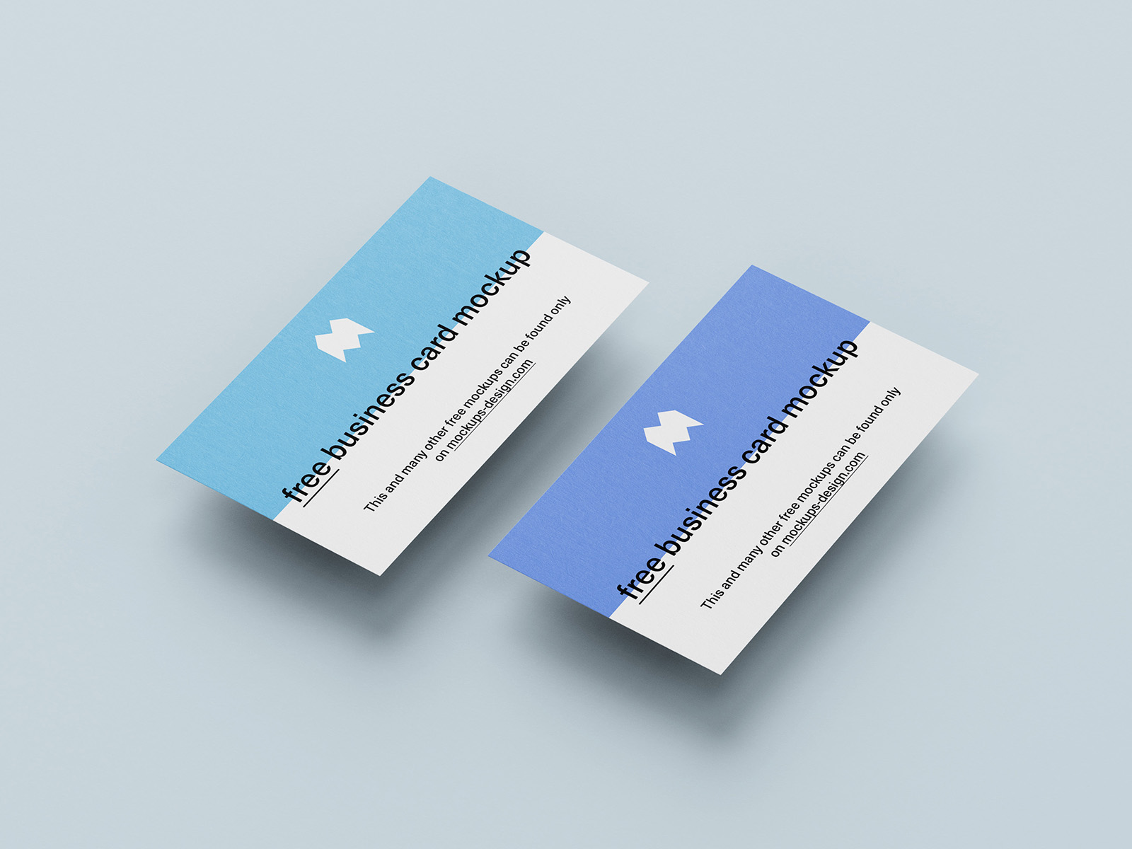 Free business cards mockup