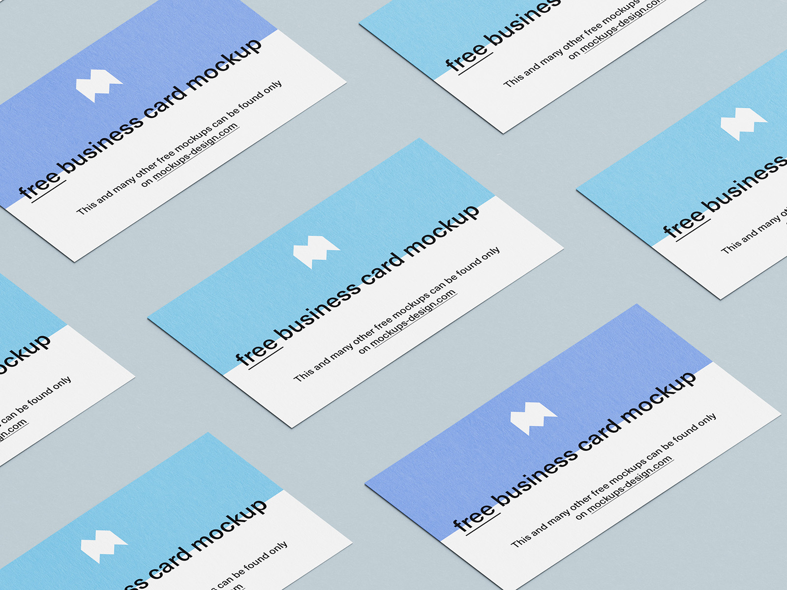 Free business cards mockup