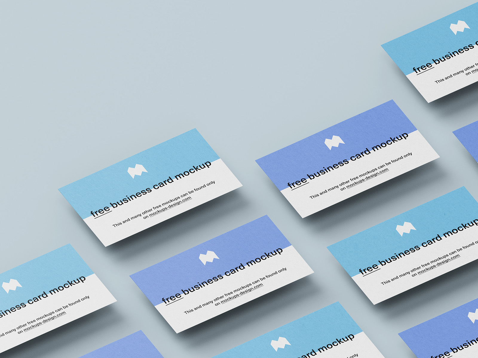 Free business cards mockup