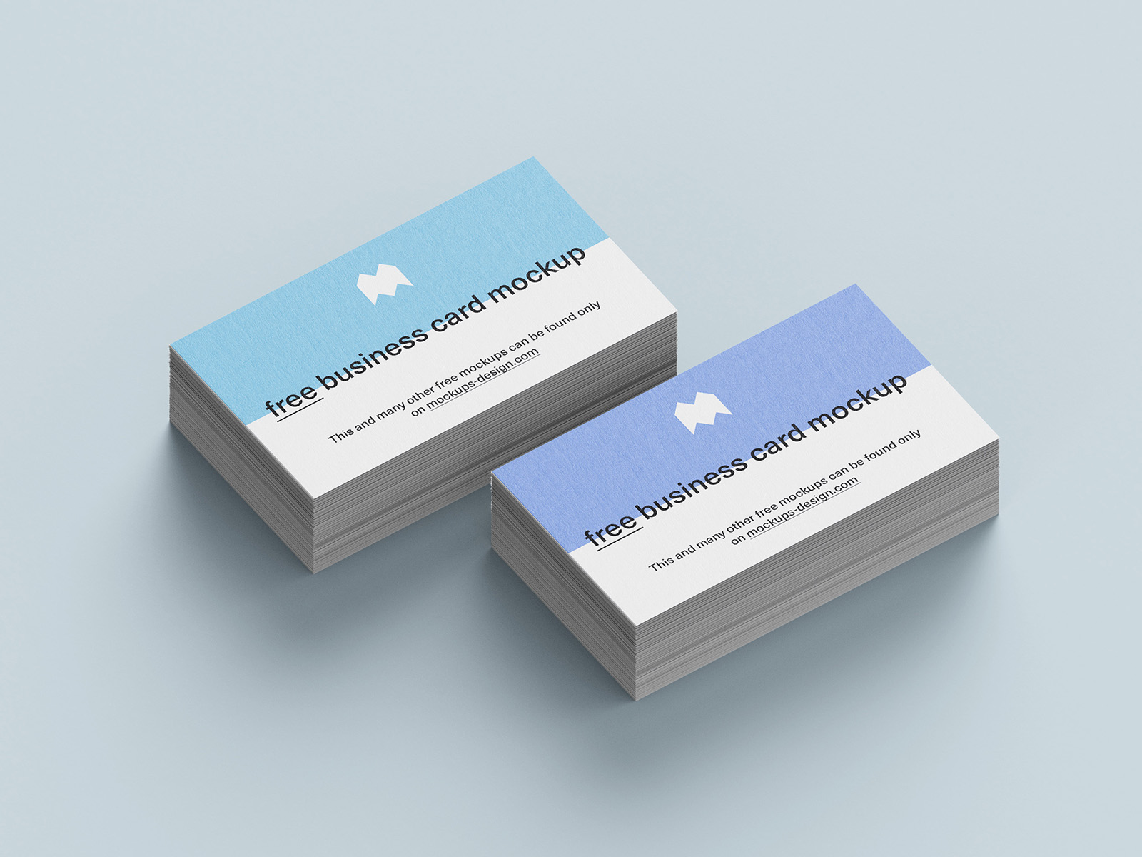 Free business cards mockup