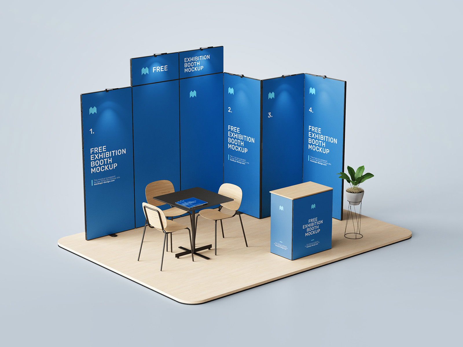 Download Free Exhibition Booth Mockup Mockups Design