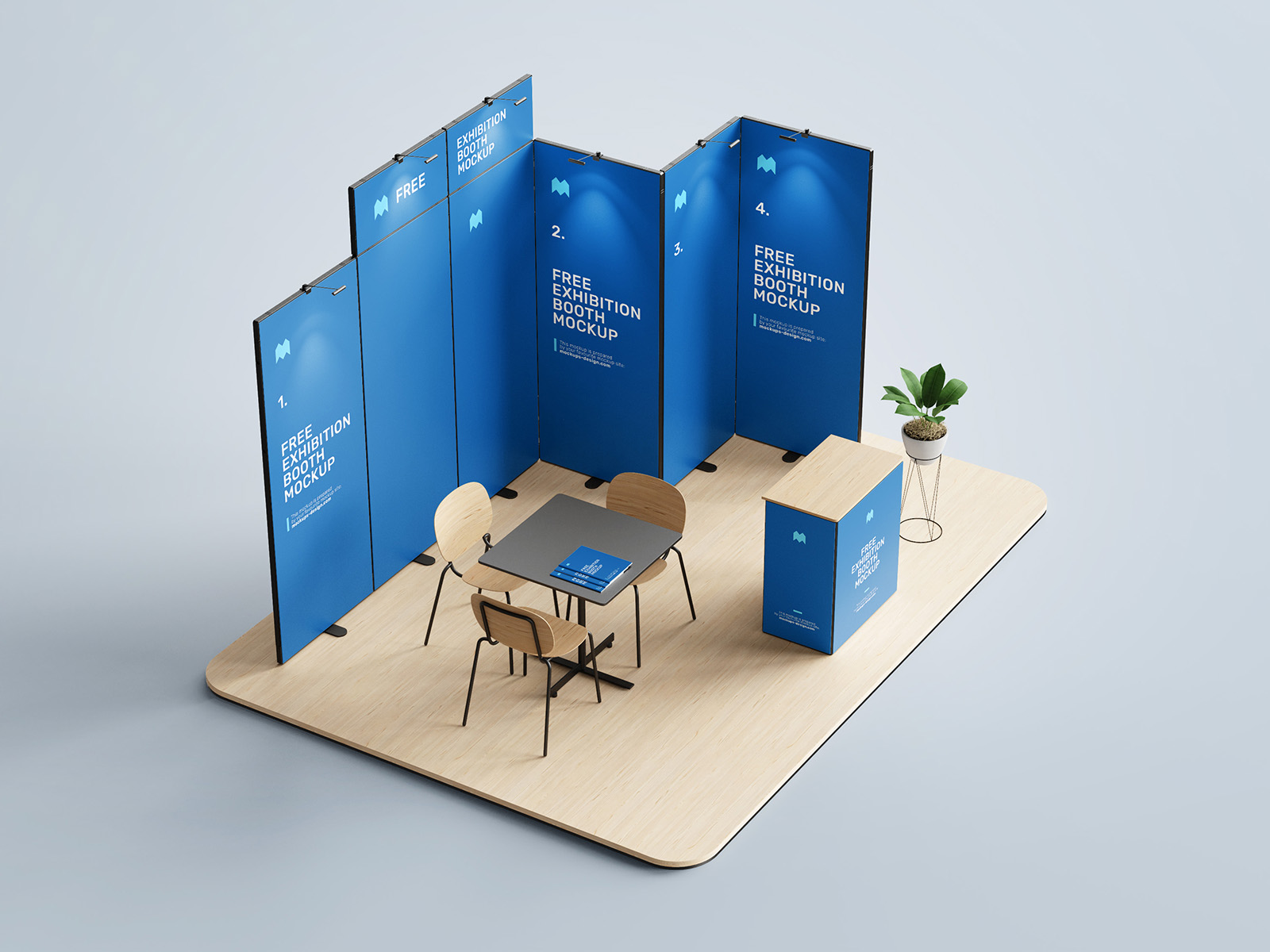 Download Free Exhibition Booth Mockup Mockups Design