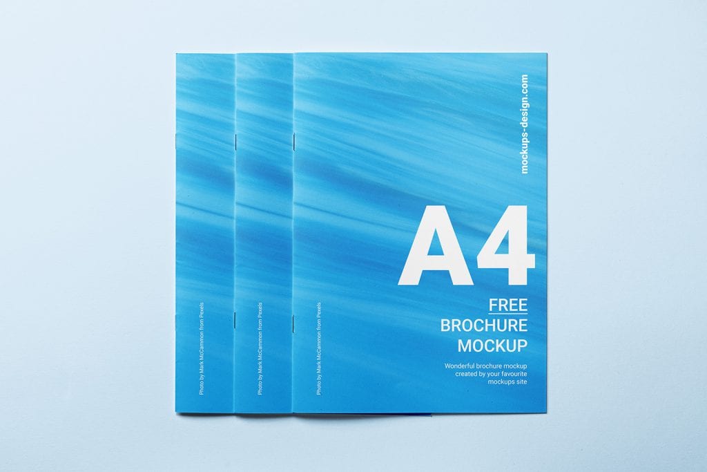 A4 brochure cover mockup Mockups Design