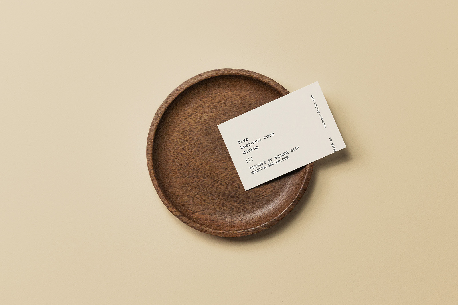 Download Business Card In A Bowl Mockup Instant Download